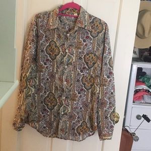 Patterned Men’s button down